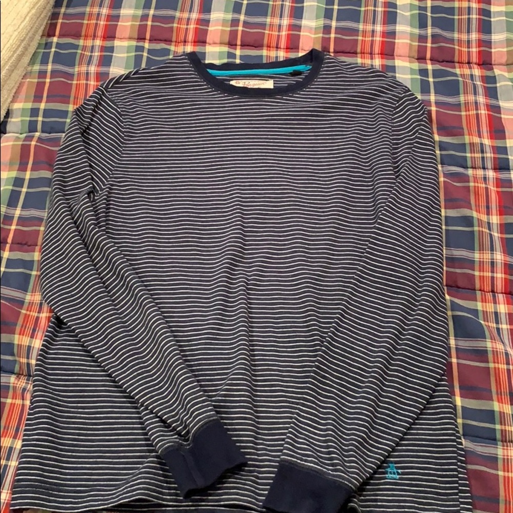 Penguin Striped long sleeve tee
